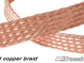 Red copper flat braid
