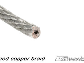 Round tinned copper braid