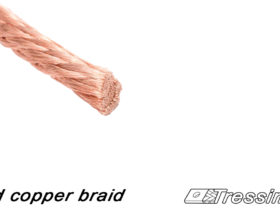 Round bare copper braid